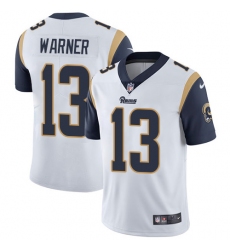 Youth Nike Los Angeles Rams #13 Kurt Warner White Vapor Untouchable Limited Player NFL Jersey