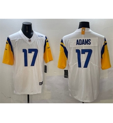 Men's Los Angeles Rams #17 Davante Adams White 2024 Vapor Untouchable Football Stitched Jersey