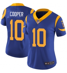 Women's Nike Los Angeles Rams #10 Pharoh Cooper Royal Blue Alternate Vapor Untouchable Limited Player NFL Jersey