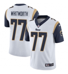 Men's Nike Los Angeles Rams #77 Andrew Whitworth White Vapor Untouchable Limited Player NFL Jersey