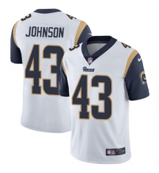 Youth Nike Los Angeles Rams #43 John Johnson White Vapor Untouchable Limited Player NFL Jersey