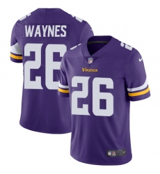 Youth Nike Minnesota Vikings #26 Trae Waynes Purple Team Color Vapor Untouchable Limited Player NFL Jersey