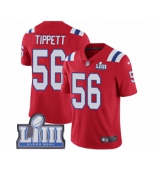 Youth Nike New England Patriots #56 Andre Tippett Red Alternate Vapor Untouchable Limited Player Super Bowl LIII Bound NFL Jersey
