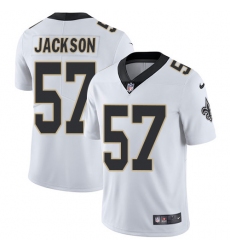 Youth Nike New Orleans Saints #57 Rickey Jackson White Vapor Untouchable Limited Player NFL Jersey