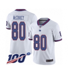 Men's New York Giants #80 Phil McConkey Limited White Rush Vapor Untouchable 100th Season Football Jersey
