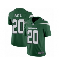 Youth New York Jets #20 Marcus Maye Green Team Color Vapor Untouchable Limited Player Football Jersey