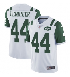 Men's Nike New York Jets #44 Corey Lemonier White Vapor Untouchable Limited Player NFL Jersey