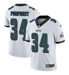 Youth Nike Philadelphia Eagles #34 Donnel Pumphrey White Vapor Untouchable Limited Player NFL Jersey