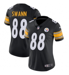 Women's Nike Pittsburgh Steelers #88 Lynn Swann Black Team Color Vapor Untouchable Limited Player NFL Jersey