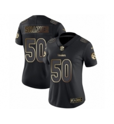 Women's Pittsburgh Steelers #50 Ryan Shazier Black Gold Vapor Untouchable Limited Player Football Jersey