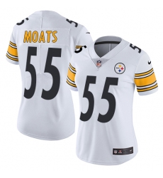 Women's Nike Pittsburgh Steelers #55 Arthur Moats White Vapor Untouchable Limited Player NFL Jersey