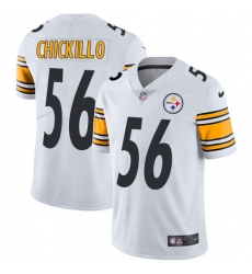Youth Nike Pittsburgh Steelers #56 Anthony Chickillo White Vapor Untouchable Limited Player NFL Jersey