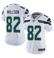 Women's Nike Seattle Seahawks #82 Luke Willson White Vapor Untouchable Limited Player NFL Jersey