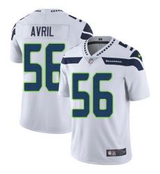 Men's Nike Seattle Seahawks #56 Cliff Avril White Vapor Untouchable Limited Player NFL Jersey