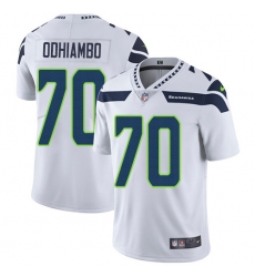 Youth Nike Seattle Seahawks #70 Rees Odhiambo White Vapor Untouchable Limited Player NFL Jersey
