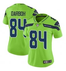 Women's Nike Seattle Seahawks #84 Amara Darboh Limited Green Rush Vapor Untouchable NFL Jersey