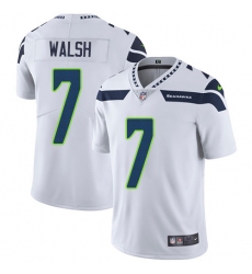 Youth Nike Seattle Seahawks #7 Blair Walsh White Vapor Untouchable Limited Player NFL Jersey