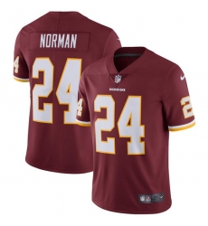 Men's Nike Washington Redskins #24 Josh Norman Burgundy Red Team Color Vapor Untouchable Limited Player NFL Jersey