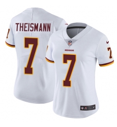 Women's Nike Washington Redskins #7 Joe Theismann White Vapor Untouchable Limited Player NFL Jersey