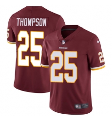 Youth Nike Washington Redskins #25 Chris Thompson Burgundy Red Team Color Vapor Untouchable Limited Player NFL Jersey