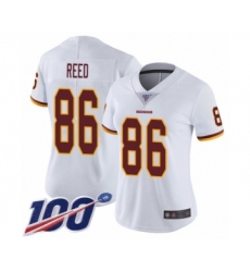 Women's Washington Redskins #86 Jordan Reed White Vapor Untouchable Limited Player 100th Season Football Jersey