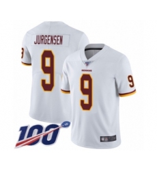 Youth Washington Redskins #9 Sonny Jurgensen White Vapor Untouchable Limited Player 100th Season Football Jersey