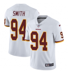 Men's Nike Washington Redskins #94 Preston Smith White Vapor Untouchable Limited Player NFL Jersey