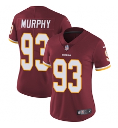Women's Nike Washington Redskins #93 Trent Murphy Burgundy Red Team Color Vapor Untouchable Limited Player NFL Jersey