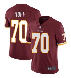 Youth Nike Washington Redskins #70 Sam Huff Burgundy Red Team Color Vapor Untouchable Limited Player NFL Jersey