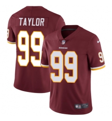 Men's Nike Washington Redskins #99 Phil Taylor Burgundy Red Team Color Vapor Untouchable Limited Player NFL Jersey