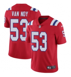 Men's Nike New England Patriots #53 Kyle Van Noy Red Alternate Vapor Untouchable Limited Player NFL Jersey