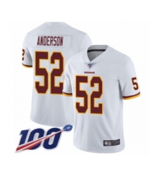 Youth Washington Redskins #52 Ryan Anderson White Vapor Untouchable Limited Player 100th Season Football Jersey