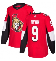 Men's Adidas Ottawa Senators #9 Bobby Ryan Premier Red Home NHL Jersey