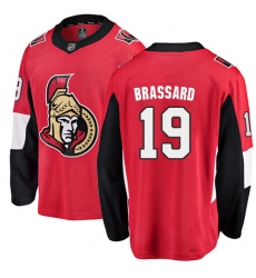 Youth Ottawa Senators #19 Derick Brassard Fanatics Branded Red Home Breakaway NHL Jersey
