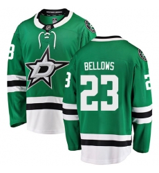 Youth Dallas Stars #23 Brian Bellows Authentic Green Home Fanatics Branded Breakaway NHL Jersey