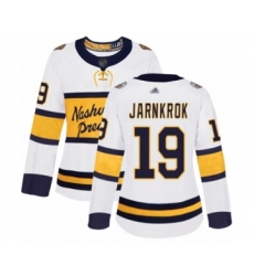 Women's Nashville Predators #19 Calle Jarnkrok Authentic White 2020 Winter Classic Hockey Jersey