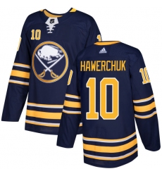 Youth Adidas Buffalo Sabres #10 Dale Hawerchuk Authentic Navy Blue Home NHL Jersey