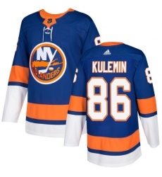 Youth Adidas New York Islanders #86 Nikolay Kulemin Premier Royal Blue Home NHL Jersey