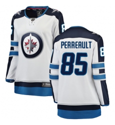 Women's Winnipeg Jets #85 Mathieu Perreault Fanatics Branded White Away Breakaway NHL Jersey