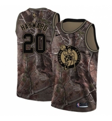 Women's Nike Boston Celtics #20 Gordon Hayward Swingman Camo Realtree Collection NBA Jersey