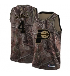 Men's Nike Indiana Pacers #4 Victor Oladipo Swingman Camo Realtree Collection NBA Jersey