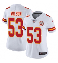 Women's Nike Kansas City Chiefs #53 Ramik Wilson White Vapor Untouchable Limited Player NFL Jersey