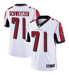 Youth Nike Atlanta Falcons #71 Wes Schweitzer White Vapor Untouchable Elite Player NFL Jersey