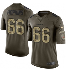 Men's Nike Cincinnati Bengals #66 Trey Hopkins Elite Green Salute to Service NFL Jersey