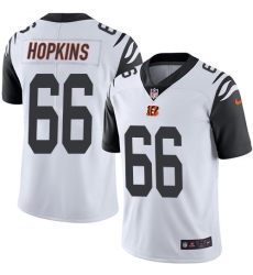 Youth Nike Cincinnati Bengals #66 Trey Hopkins Limited White Rush Vapor Untouchable NFL Jersey