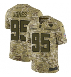 Men's Nike Jacksonville Jaguars #95 Abry Jones Limited Camo 2018 Salute to Service NFL Jersey