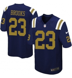Youth Nike New York Jets #23 Terrence Brooks Limited Navy Blue Alternate NFL Jersey