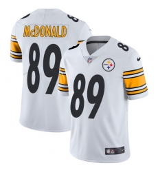 Youth Nike Pittsburgh Steelers #89 Vance McDonald White Vapor Untouchable Limited Player NFL Jersey