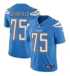 Youth Nike Los Angeles Chargers #75 Michael Schofield Electric Blue Alternate Vapor Untouchable Limited Player NFL Jersey
