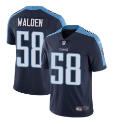 Men's Nike Tennessee Titans #58 Erik Walden Navy Blue Alternate Vapor Untouchable Limited Player NFL Jersey